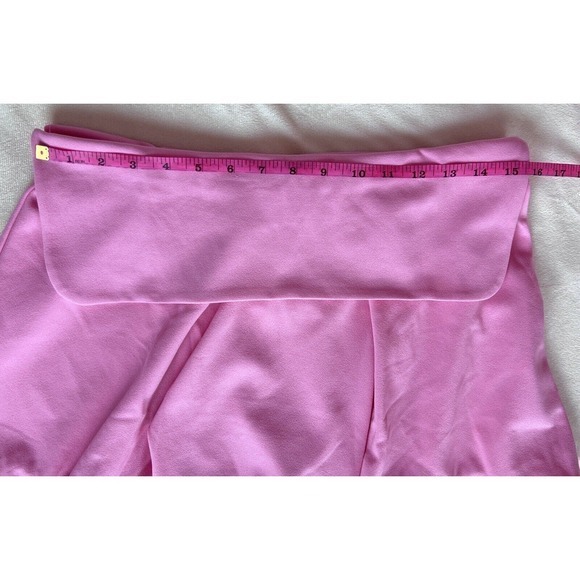 NWT Zara Barbie Pink Tube Top Strapless top/Skirt Bubble Lined Blogger Fav Sz M - Picture 10 of 14